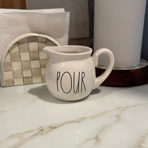 Rae Dunn White Ceramic Pour